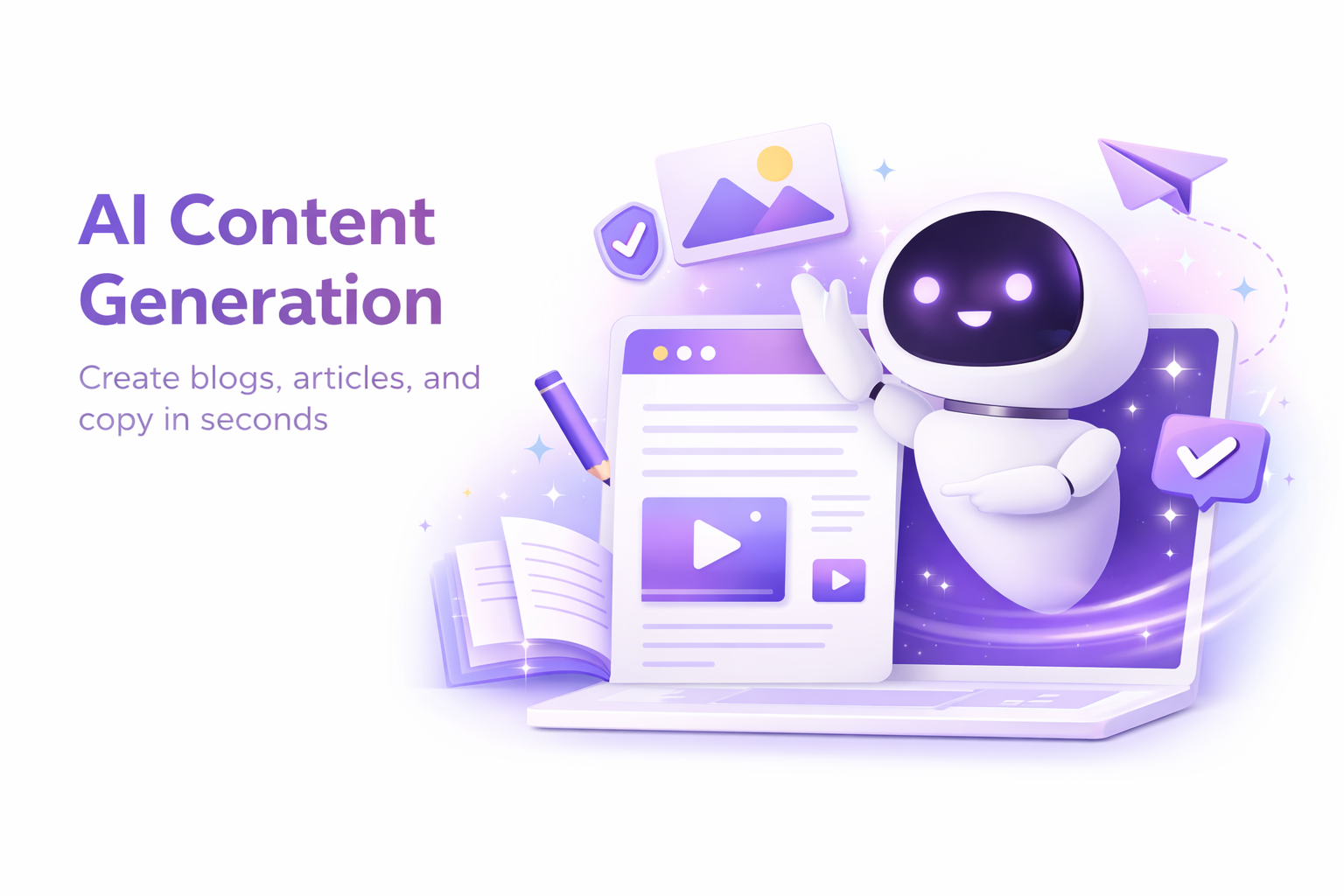 AI generating marketing content