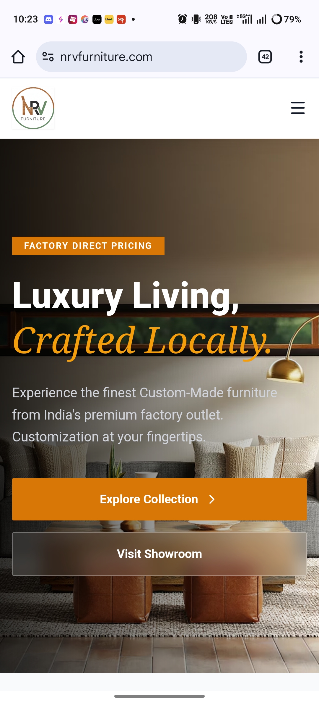 Admin dashboard responsive mobile view